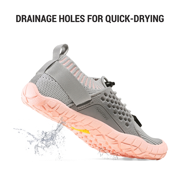 Kids Quick-Dry Water Shoes - LIGHT GREY PINK - 4